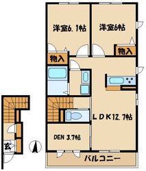 カーサ・イルソーレの物件間取画像